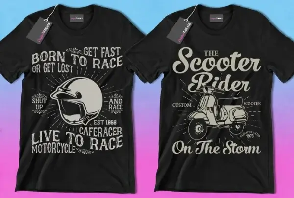 50 Editable Motorbike T-Shirt Designs Bundle - Image 5