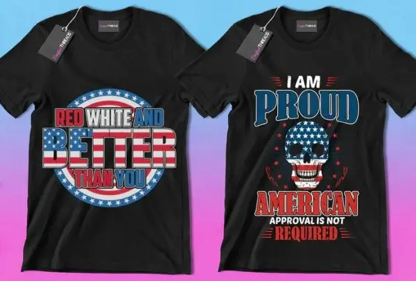 50 Editable American Patriot T-Shirt Designs Bundle - Image 9