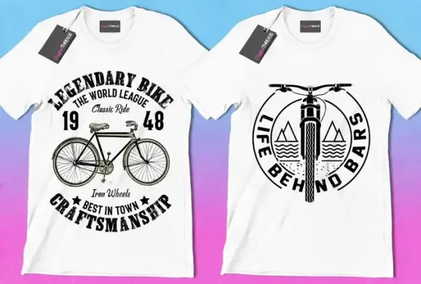 50 Editable Bicycle T-Shirt Designs Bundle - Image 6