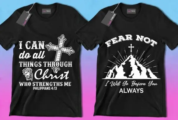 50 Editable Christian T-Shirt Designs Bundle - Image 8