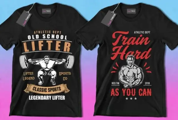 50 Editable Gym T-Shirt Designs Bundle - Image 3