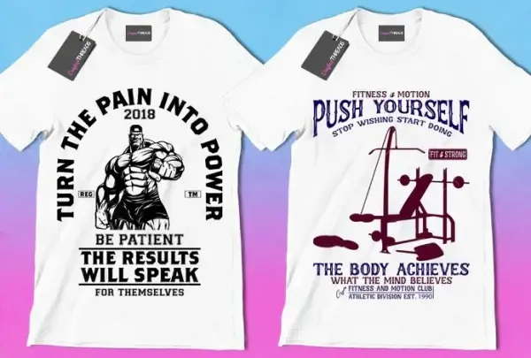 50 Editable Gym T-Shirt Designs Bundle - Image 10