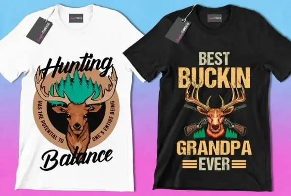50 Editable Hunting T-Shirt Designs Bundle - Image 6