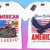 50 Editable American Patriot T-Shirt Designs Bundle - Image 3