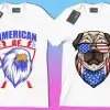 50 Editable American Patriot T-Shirt Designs Bundle - Image 5