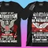 50 Editable American Patriot T-Shirt Designs Bundle - Image 7