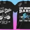 50 Editable Bicycle T-Shirt Designs Bundle - Image 9