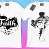 50 Editable Christian T-Shirt Designs Bundle - Image 4
