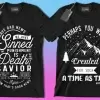 50 Editable Christian T-Shirt Designs Bundle - Image 7