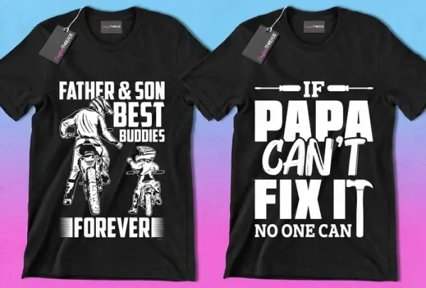 50 Editable Dad T-Shirt Designs Bundle - Image 10