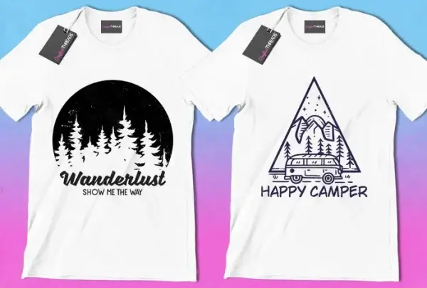 50 Editable Camping & Outdoors T-Shirt Designs - Image 5