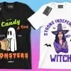 30 Editable Halloween T-Shirt Designs Bundle - Image 5