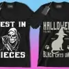 30 Editable Halloween T-Shirt Designs Bundle - Image 8