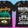 50 Editable Hunting T-Shirt Designs Bundle - Image 4