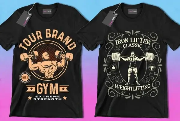 50 Editable Gym T-Shirt Designs Bundle - Image 9