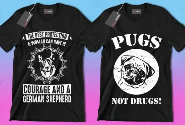 50 Editable Dog T-Shirt Designs Bundle - Image 6