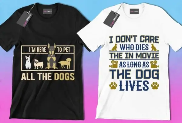 50 Editable Dog T-Shirt Designs Bundle - Image 10