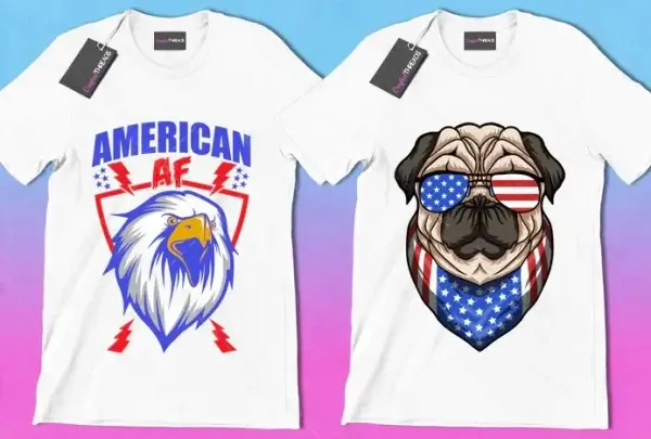 50 Editable American Patriot T-Shirt Designs Bundle - Image 5