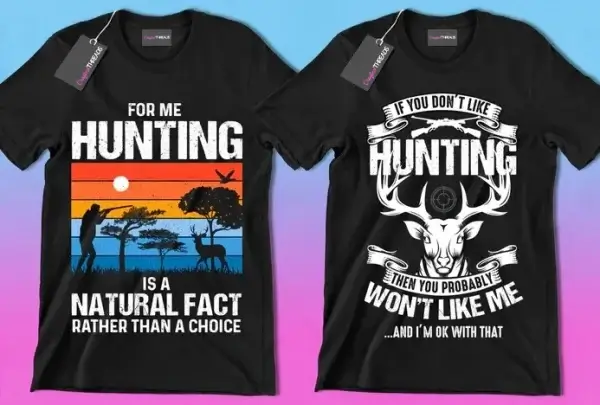 50 Editable Hunting T-Shirt Designs Bundle - Image 9