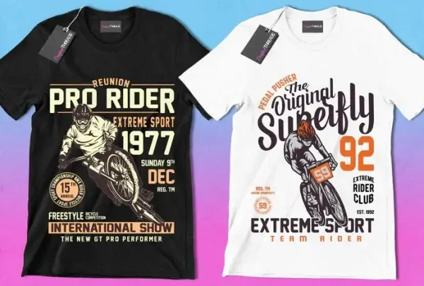 50 Editable Bicycle T-Shirt Designs Bundle - Image 2