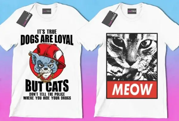 50 Editable Cat T-Shirt Designs Bundle - Image 3