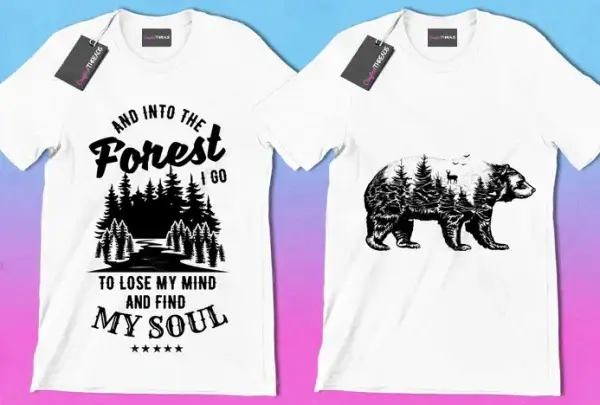 50 Editable Camping & Outdoors T-Shirt Designs - Image 7
