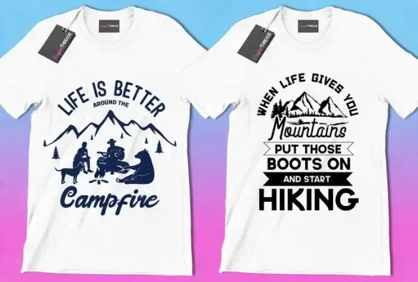 50 Editable Camping & Outdoors T-Shirt Designs - Image 11