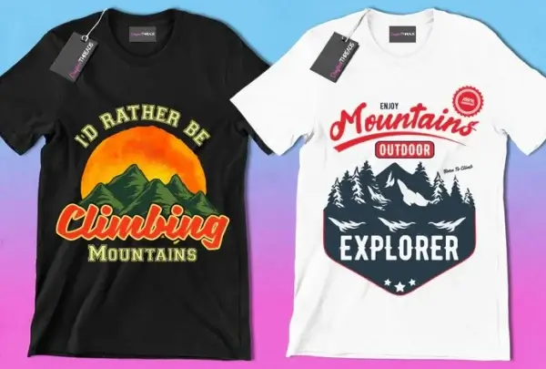 50 Editable Camping & Outdoors T-Shirt Designs - Image 4