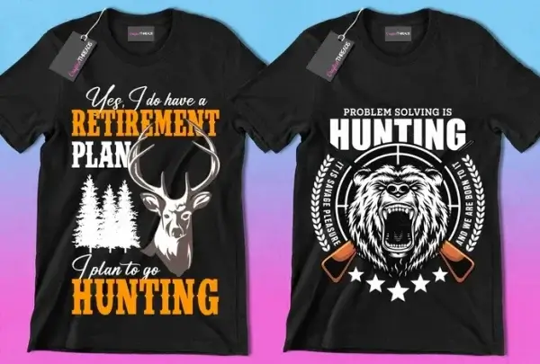 50 Editable Hunting T-Shirt Designs Bundle - Image 3