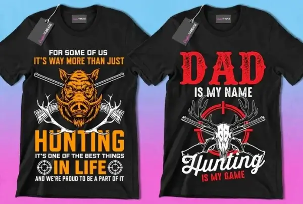 50 Editable Hunting T-Shirt Designs Bundle - Image 5