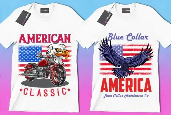 50 Editable American Patriot T-Shirt Designs Bundle - Image 3