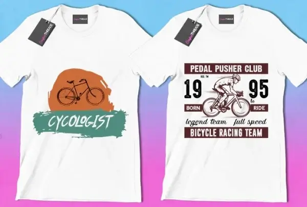50 Editable Bicycle T-Shirt Designs Bundle - Image 11