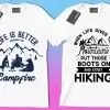 50 Editable Camping & Outdoors T-Shirt Designs - Image 11