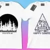 50 Editable Camping & Outdoors T-Shirt Designs - Image 5