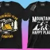 50 Editable Camping & Outdoors T-Shirt Designs - Image 9