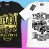 50 Editable Cars & Trucks T-Shirt Designs Bundle - Image 8