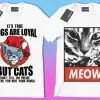 50 Editable Cat T-Shirt Designs Bundle - Image 3