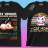50 Editable Cat T-Shirt Designs Bundle - Image 6