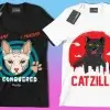 50 Editable Cat T-Shirt Designs Bundle - Image 7