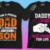 50 Editable Dad T-Shirt Designs Bundle - Image 2