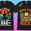 50 Editable Dad T-Shirt Designs Bundle - Image 11