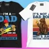 50 Editable Dad T-Shirt Designs Bundle - Image 3