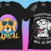 50 Editable Dog T-Shirt Designs Bundle - Image 2