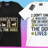 50 Editable Dog T-Shirt Designs Bundle - Image 10