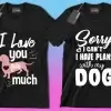 50 Editable Dog T-Shirt Designs Bundle - Image 7