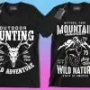50 Editable Hunting T-Shirt Designs Bundle - Image 2