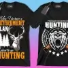 50 Editable Hunting T-Shirt Designs Bundle - Image 3