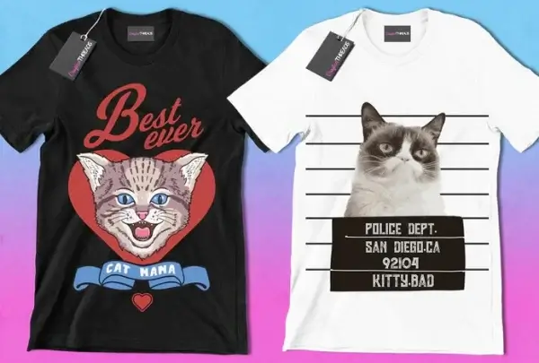 50 Editable Cat T-Shirt Designs Bundle - Image 11