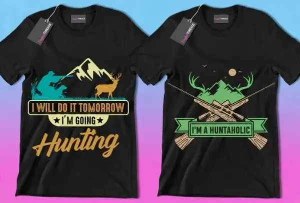 50 Editable Hunting T-Shirt Designs Bundle - Image 8