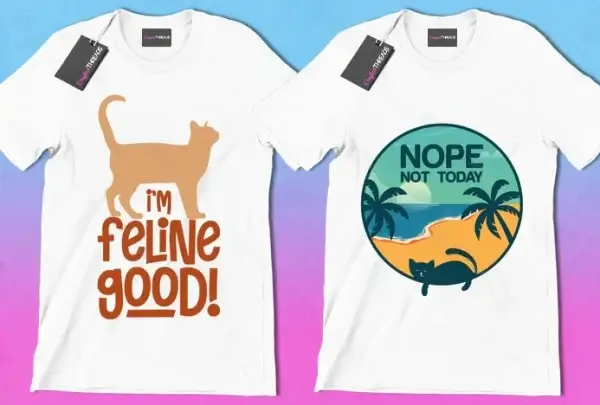 50 Editable Cat T-Shirt Designs Bundle - Image 10